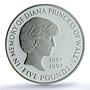 Great Britain 5 pounds Princess Diana Wales KM-997a PR 69 PCGS silver coin 1999