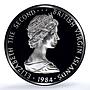 British Virgin Islands 1 dollar Elizabeth II KM-6a PR 69 PCGS silver coin 1984