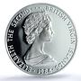 British Virgin Islands 1 dollar Elizabeth II KM-6a PR 69 PCGS silver coin 1984