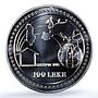 Albania 100 leke European Integration KM-84 Dove Bird MS69 PCGS silver coin 2001