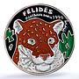 Congo 1000 francs Panther Coloured KM-25 Fauna Cat PR 69 PCGS silver coin 1996