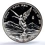 Mexico 1 onza Libertad Angel of Independence KM-639 PR 64 PCGS silver coin 2002