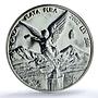 Mexico 1 onza Libertad Angel of Independence KM-639 PR 64 PCGS silver coin 2002