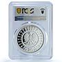 Poland 20 zlotych Lazienkach Palace Y#296 Swan Bird PR 69 PCGS silver coin 1995