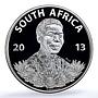 South Africa 1 rand Nelson Mandela Mqhekezweni PR 70 PCGS silver coin 2013