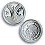 Mexico 1/20 onza Libertad Angel of Indepedence KM-542 PR69 PCGS silver coin 1992