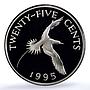 Bermuda 25 cents Elizabeth II KM-47a Tropical Bird PR 69 PCGS silver coin 1995
