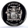 Jamaica 50 dollars Independence KM-205 Colibri Bird PR 69 PCGS silver coin 2012