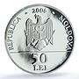 Moldova 50 lei Alexandru Donici KM-34 Literature PR 69 PCGS silver coin 2006