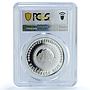 South Ossetia 25 zarin Virgin Mary Church Tskhinvali PR 69 PCGS silver coin 2015