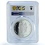 Moldova 100 lei National Bank KM-62 Anniversary PR 70 PCGS silver coin 2011