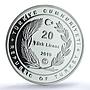 Turkiye 20 lira Dede Korkut KM-1452 Literature PR 70 PCGS silver coin 2019