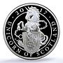 Great Britain 2 pounds Unicorn Scotland Queen Beasts PR 70 PCGS silver coin 2017