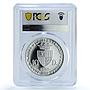 Andorra 10 diners Treaty of Rome EU Conference Woman PR69 PCGS silver coin 1997