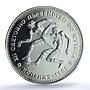 Bulgaria 10 leva Football World Cup in Spain Players PR63 PCGS silver coin 1982