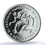 Bulgaria 10 leva Football World Cup in Spain Players PR67 PCGS silver coin 1982