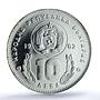 Bulgaria 10 leva Football World Cup in Spain Players PR67 PCGS silver coin 1982