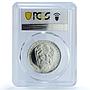 Czechoslovakia 100 korun Composer Bedrich Smetana PR67 PCGS silver coin 1974