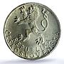 Czechoslovakia 50 korun 3d Anniversary of Slovak Uprising MS64 PCGS Ag coin 1947