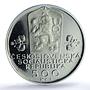 Czechoslovakia 500 korun National Federation Oak Tree PR64 PCGS silver coin 1988