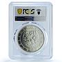 Czechoslovakia 100 Years Sculptor Josef Myslbek MS66 PCGS silver medal 1972