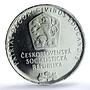 Czechoslovakia 25 korun Prague Museum Architecture PR67 PCGS silver coin 1968