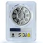 Portugal 10 euro Ship Clipper Nautica Navigator Seafaring PR69 PCGS Ag coin 2003