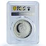 Bulgaria 5 leva 50 Years of the Anti-Fascist Uprising PR67 PCGS silver coin 1973