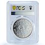 Bulgaria 1000 leva St John of Rila Monastery PR66 PCGS silver coin 1996