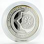 Azerbaijan 5 manat European Games in Baku Canoe Sprint silver coin 2015