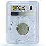 China Yunnan 20 cents Circulation Crossed Flags LM431 Genuine PCGS Ag coin 1932