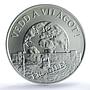 Hungary 1000 forint Protect Our World Fragile Bird Map MS69 PCGS Ag coin 1994