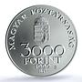 Hungary 3000 forint European Union St Gellert Statue MS69 PCGS silver coin 1999