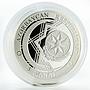 Azerbaijan 5 manat European Games in Baku Rhythmic Gymnastics silver coin 2015