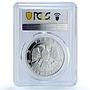 Russia 3 rubles Nevsky Spaso-Preobrazhensky Cathedral PR69 PCGS silver 1995