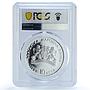 Bulgaria 10 leva Euro Integration Plovdiv City PR67 PCGS silver coin 1999