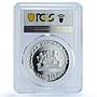 Bulgaria 10 leva Church of Pantokrator in Nessebar PR68 PCGS silver coin 2000