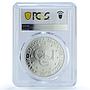 Bulgaria 500 leva European Community St.Theodor Stratilat PR63 PCGS silver 1993