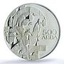 Bulgaria 500 leva European Community St.Theodor Stratilat PR63 PCGS silver 1993