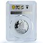 Bulgaria 10 leva Council of Ministers Todor Burmov PR68 PCGS silver coin 1999