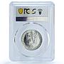 Czechoslovakia 100 korun Ice Hockey World Cup MS69 PCGS silver coin 1985