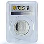 Czech Republic 200 korun Poet Vitezslav Nezval Literature PR69 PCGS Ag coin 2000