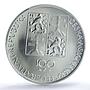 Czechoslovakia 100 korun Composer Mozart Theatre MS68 PCGS silver coin 1991