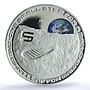 Italy 5 euro 50 Years Moon Landing Space Astronauts PR70 PCGS silver coin 2019