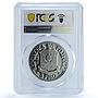 Philippines 5 piso Ferdinand Marcos PR70 PCGS nickel coin 1976