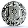 Philippines 5 piso Ferdinand Marcos PR70 PCGS nickel coin 1976