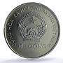 Vietnam 10 dong Dinosaur Diplodocus MS67 PCGS CuNi coin 1993