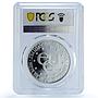 Bulgaria 500 leva European Community St.Theodor Stratilat PR67 PCGS silver 1993