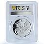 Bulgaria 10000 leva Euro Rhyton Rider of Madara PR69 PCGS silver coin 1998