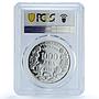 Bulgaria 1000 leva Sailing Ship Kaliakra PR67 PCGS proof silver coin 1996